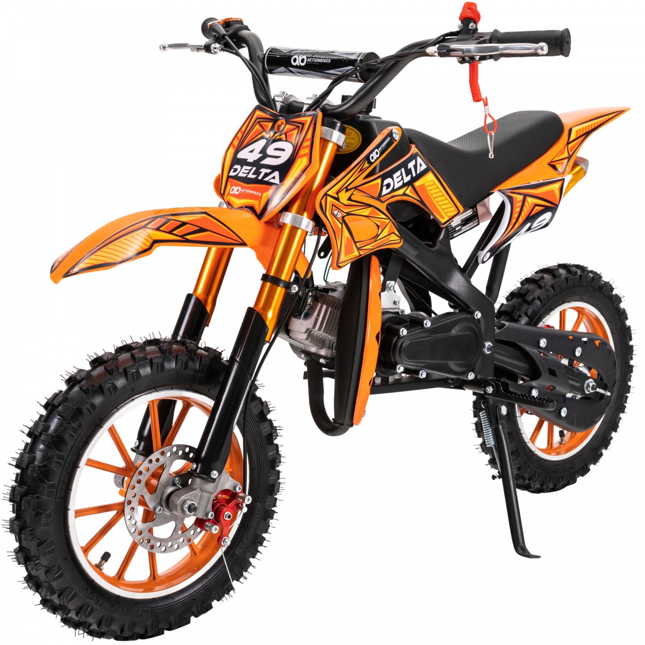 01-kinder-crossbike-orange-actionbikes-motors-delta-49-ccm-startbild