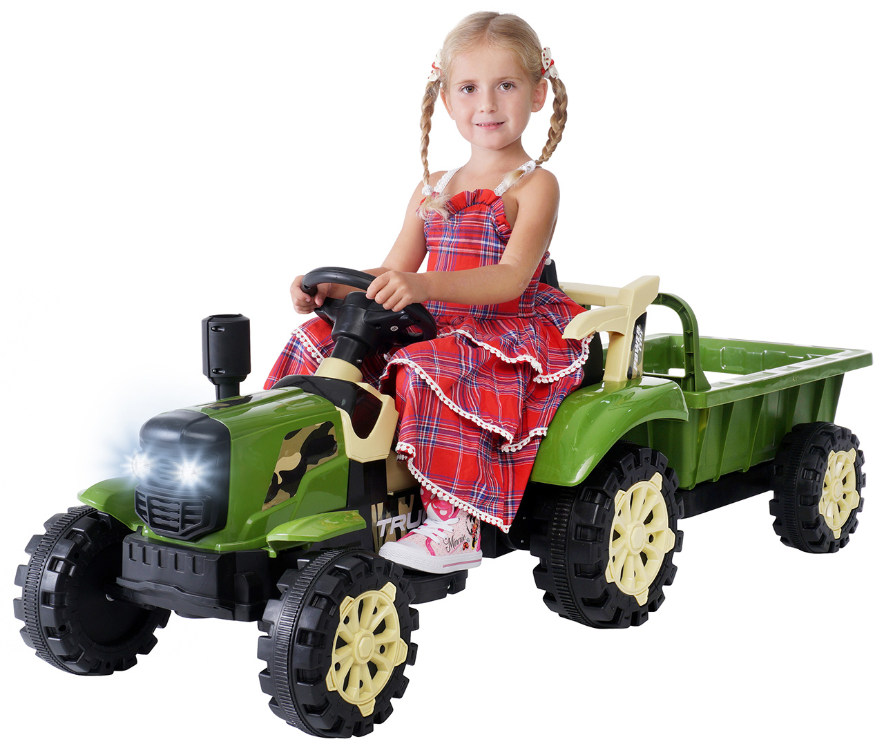 Kinder Elektroauto Traktor Anhänger Kinderauto Kinderfahrzeug