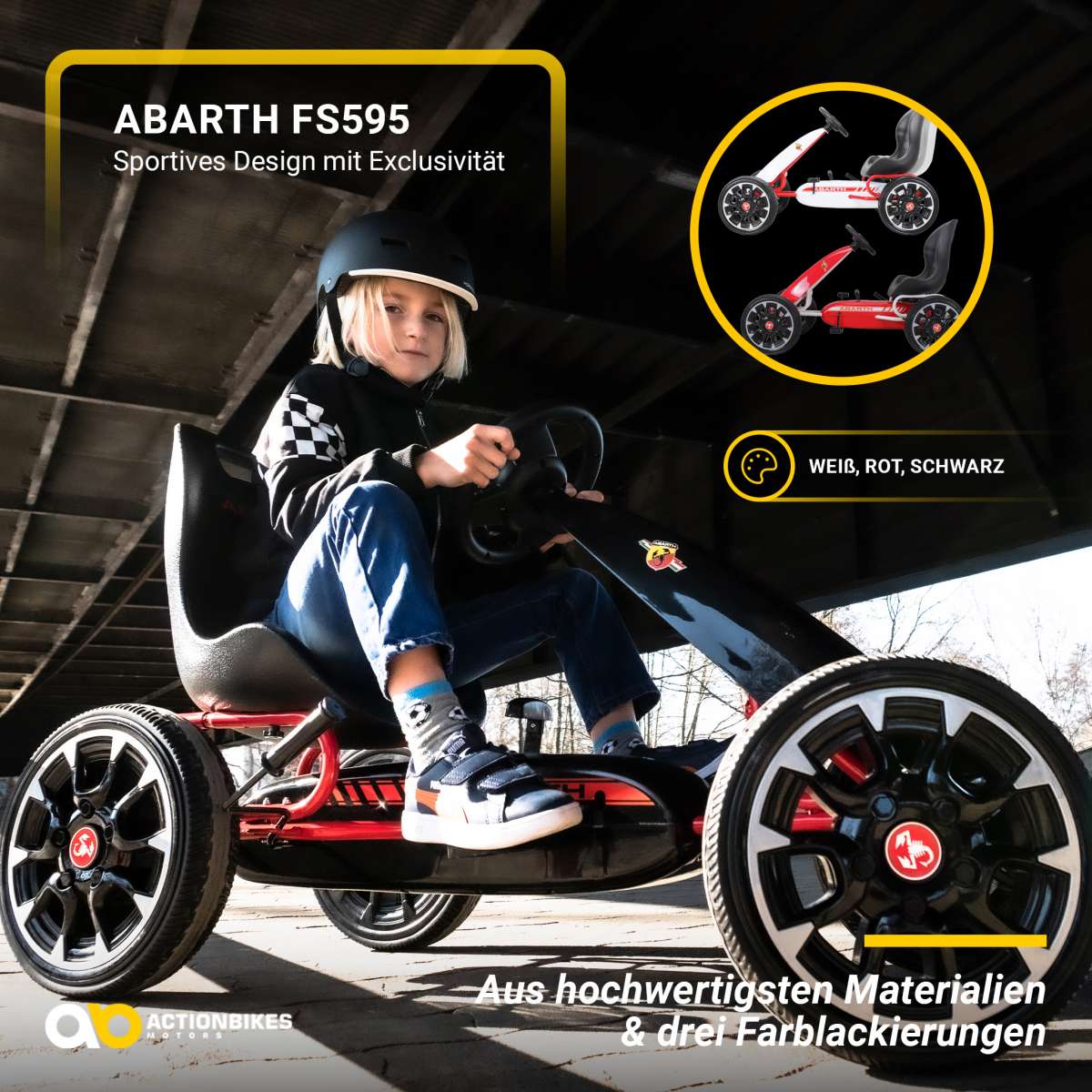 Abarth pedal go kart online