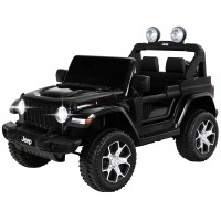 01-startbild-kinder-elektroauto-schwarz-actionbikes-motors-jeep-wrangler-rubicon - Farbe: Schwarz