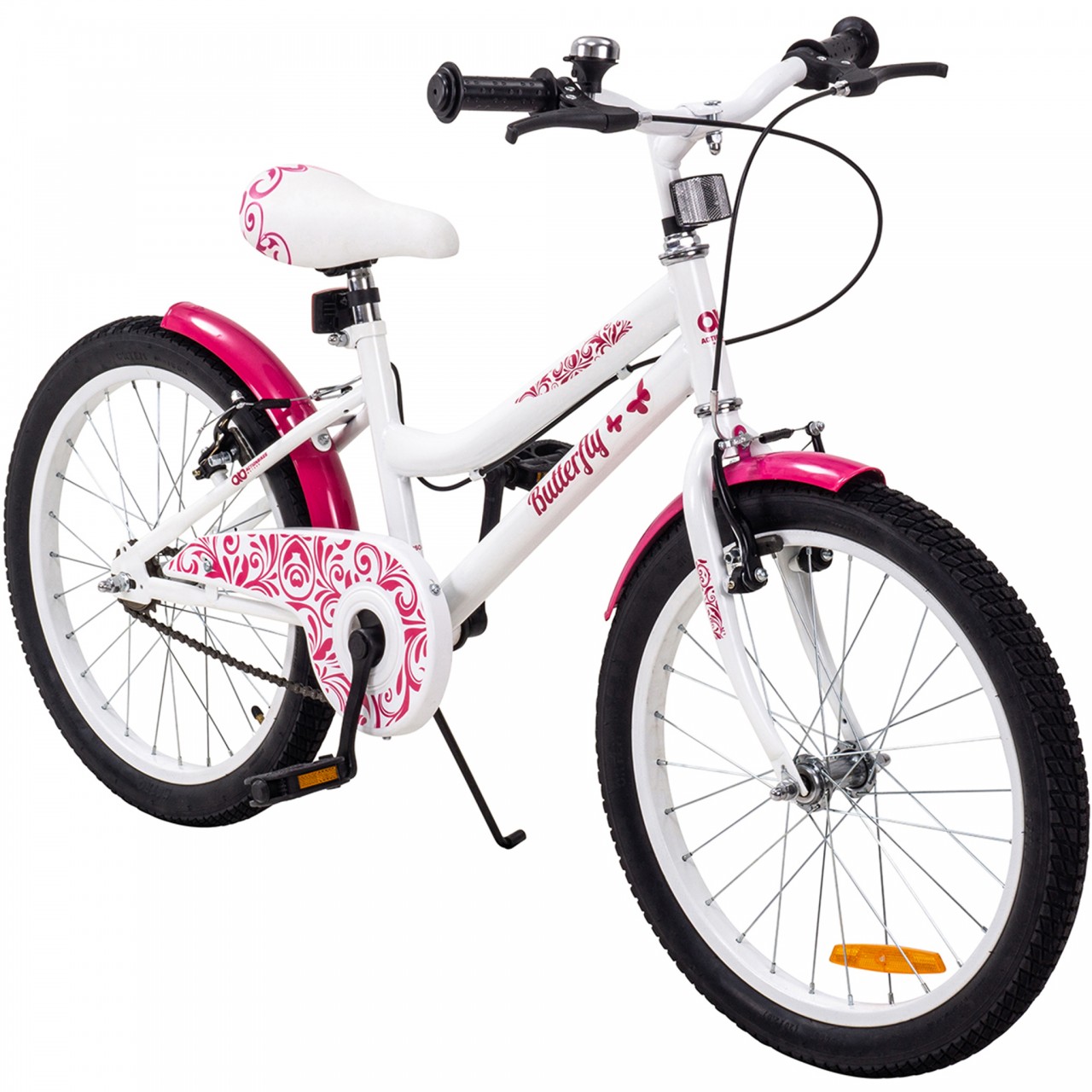 01-startbild-kinderfahrrad-20-zoll-weiss-pink-actionbikes-motors-butterfly